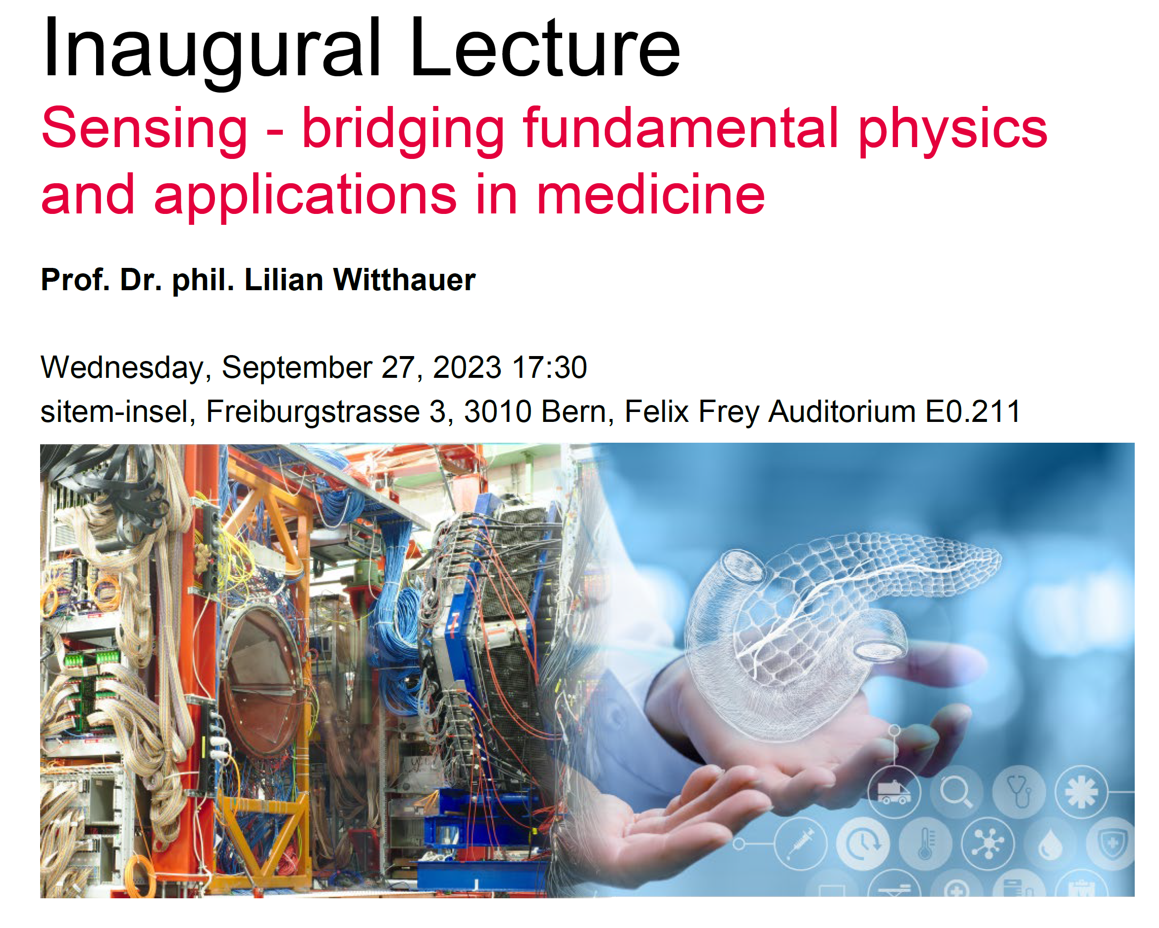 image from Inaugural Lecture